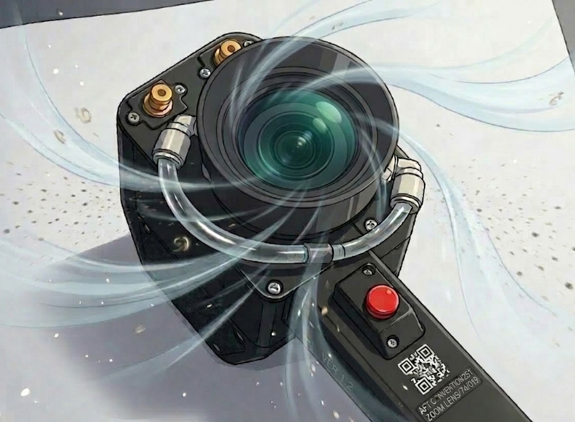 レーザークリーナーのエアーパージのイメージ